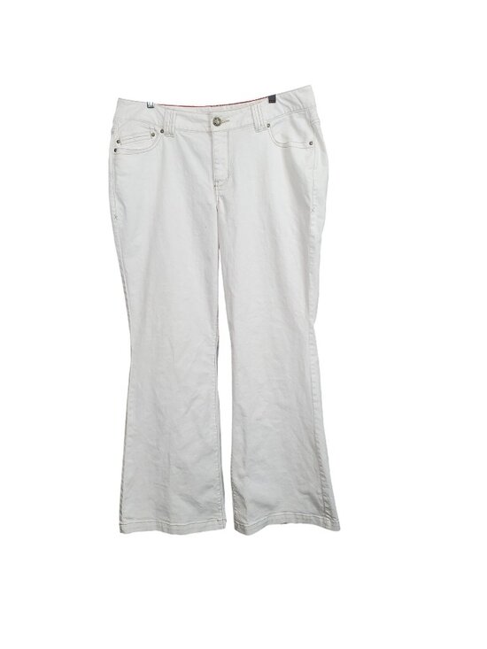 Lane Bryant Denim - Lane Bryant Size 16 Jeans Flare Stretch Comfortable Denim High Rise Cotton Blend